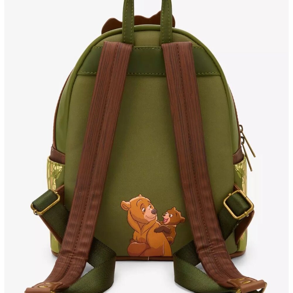 Loungefly Disney Brother Bear Koda & Kenai Mini Backpack Exclusive NWT - Picture 3 of 4